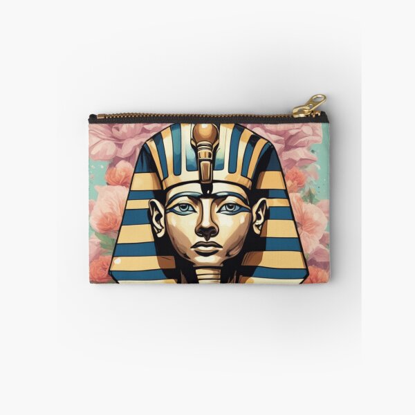 Item preview, an egyptian mask with flowers around it designed and sold by Enga6.