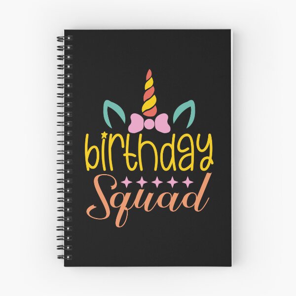 Item preview, Birthday Squad Unicorn Tee Great Gift Amazing Funny Bday Squad party Birthday Squad Party Matching Family Group Funny Bday Team designed and sold by smartrocket.