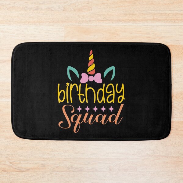 Item preview, Birthday Squad Unicorn Tee Great Gift Amazing Funny Bday Squad party Birthday Squad Party Matching Family Group Funny Bday Team designed and sold by smartrocket.