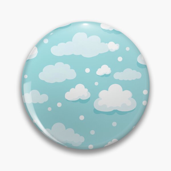 Item preview, Patrón de nubes azul pastel designed and sold by Bootyfreeze.