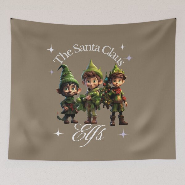 Item preview, The Santa Claus elfs - Elf paradise - Elf beauty - Elf me - Hanging with my elfs - chillin' with my elfs designed and sold by JansenGS.