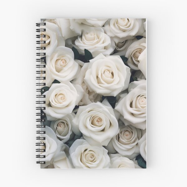 Item preview, All Blossom White Roses Seamless designed and sold by warayut.
