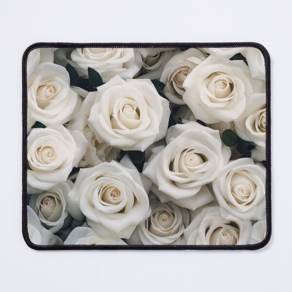 Item preview, All Blossom White Roses Seamless designed and sold by warayut.