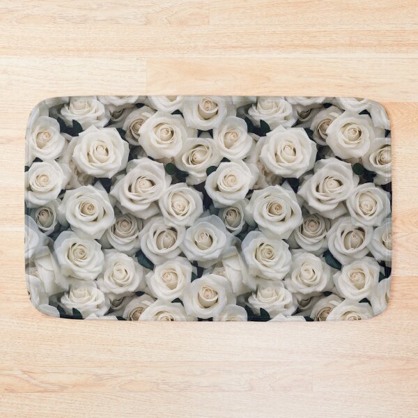 Item preview, All Blossom White Roses Seamless designed and sold by warayut.