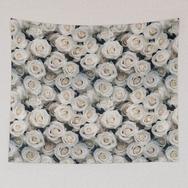 Item preview, All Blossom White Roses Seamless designed and sold by warayut.