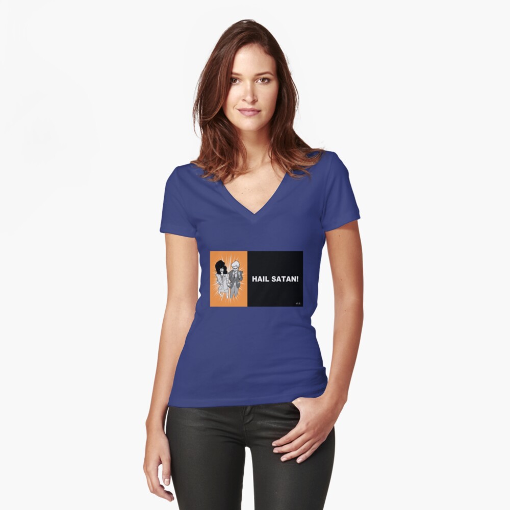 Item preview, Fitted V-Neck T-Shirt designed and sold by MattGourley.