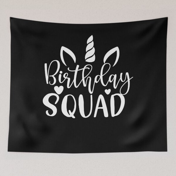 Item preview, Unicorn Birthday Squad Party Matching Family Group Funny  designed and sold by smartrocket.