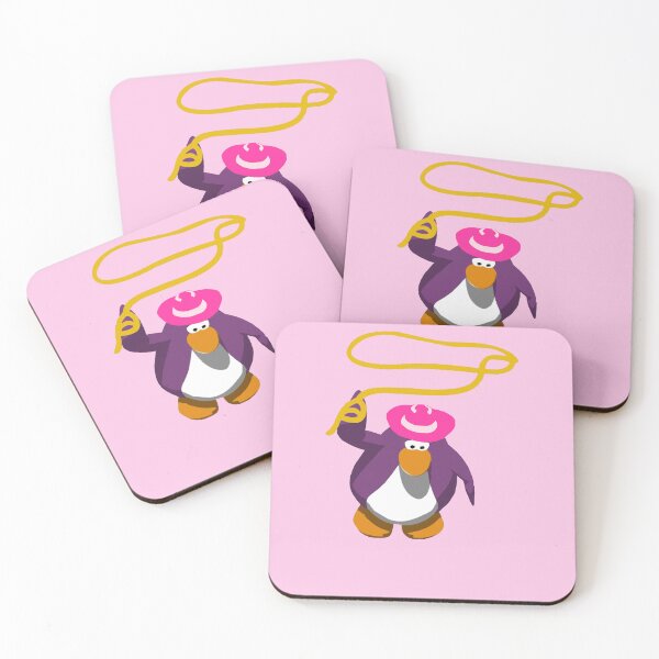 Item preview, Pink Purple Penguin Cowboy designed and sold by bbboboo.