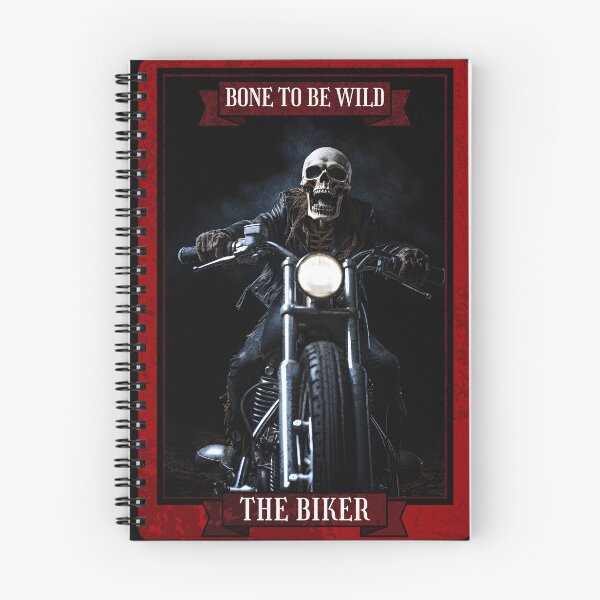 Artikelvorschau, Bone To Be Wild Lustige Skelett-Tarotkarte entworfen und verkauft von PeteRascal.