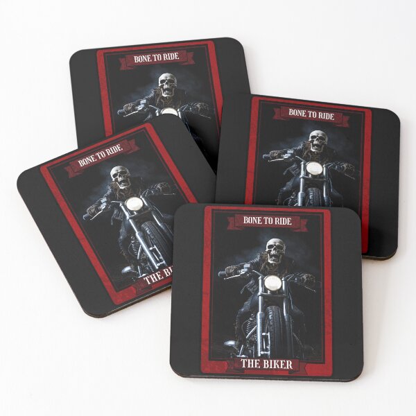 Item preview, Bone To Ride Biker Funny Skeleton Tarot Card designed and sold by PeteRascal.