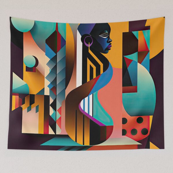 Item preview, African Style Bauhaus Design designed and sold by ArtificialGenes.