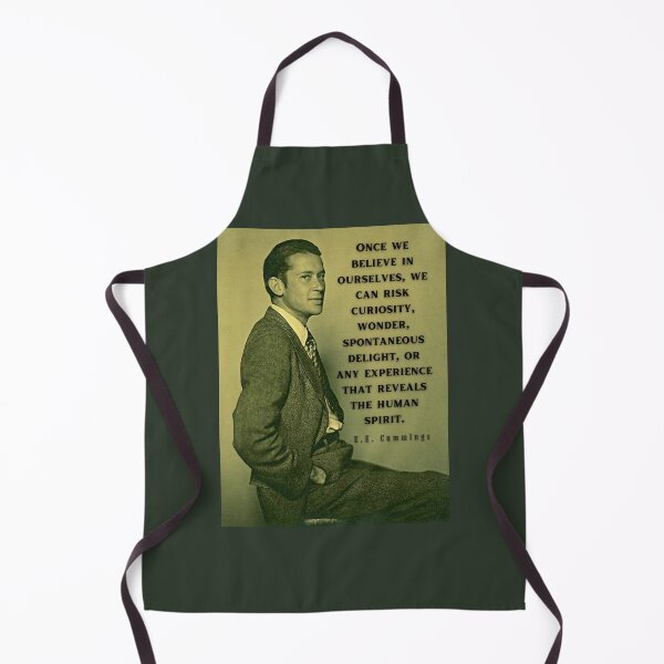 Item preview, Copy of E. E. Cummings: Once we believe in ourselves, we can risk curiosity...or any experience that reveals the human spirit. designed and sold by artbleed.