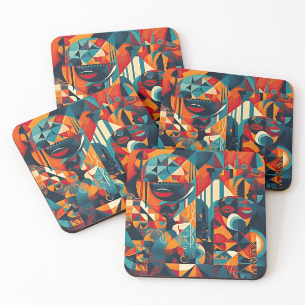 Item preview, African Style Bauhaus Design designed and sold by ArtificialGenes.