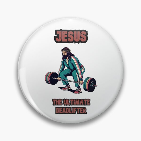 Item preview, Jesus The Ultimate Deadlifter Weightlifting designed and sold by QuantumPalette.