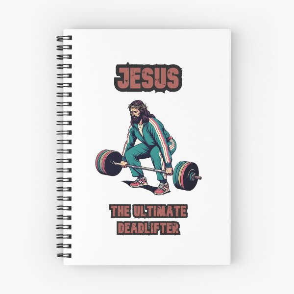 Item preview, Jesus The Ultimate Deadlifter Weightlifting designed and sold by QuantumPalette.