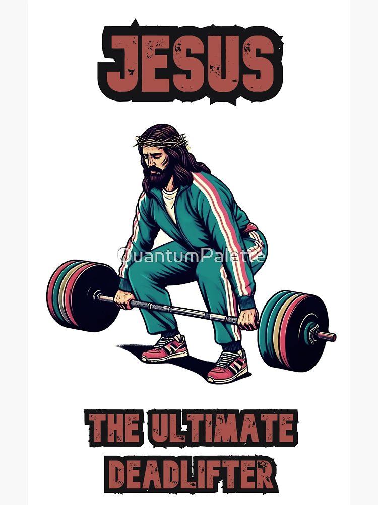 Jesus The Ultimate Deadlifter Coffee Mug, Gym Mug, Crossfitter Gift 