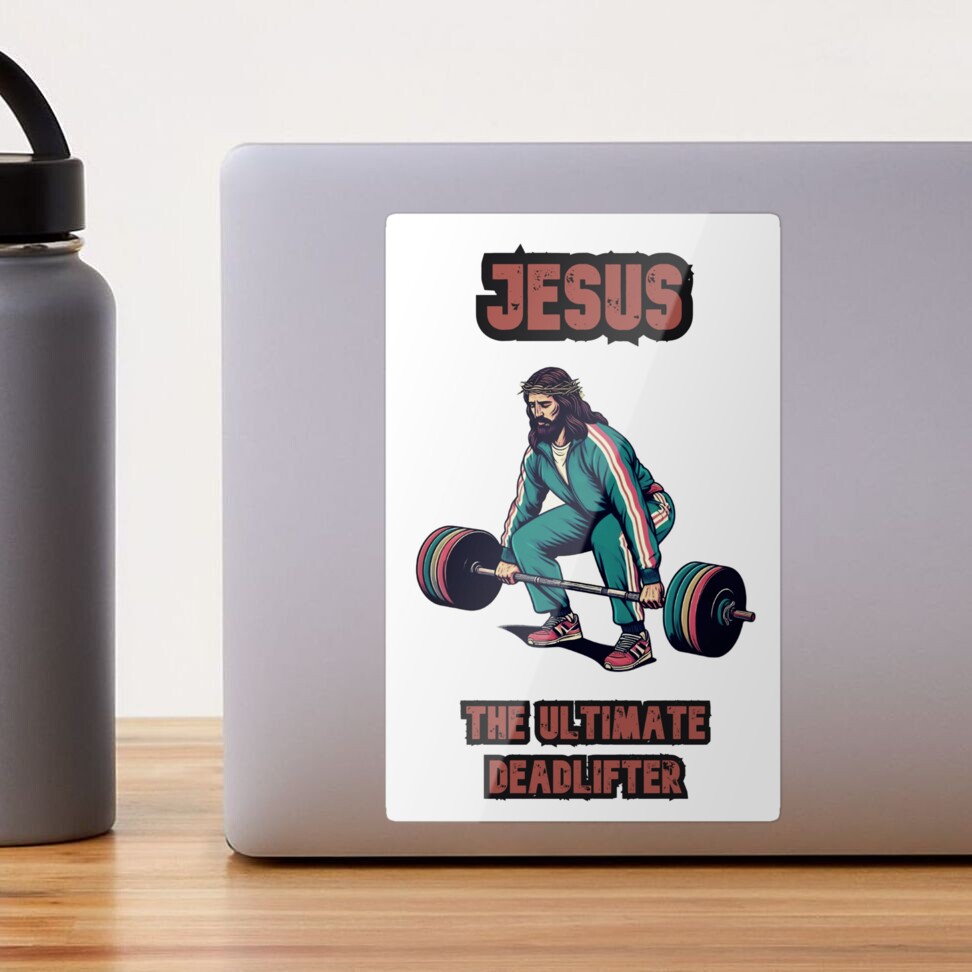 Jesus The Ultimate Deadlifter Coffee Mug, Gym Mug, Crossfitter Gift