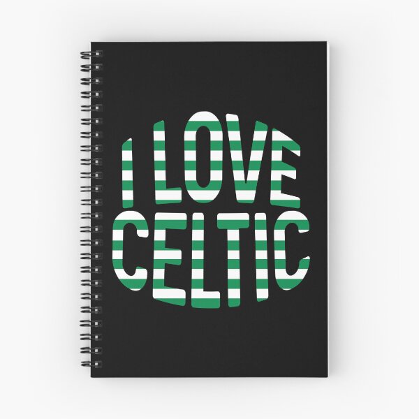 Item preview, I LOVE CELTIC, Glasgow Celtic Football Club Green and White Hooped Text Design designed and sold by MacPean.