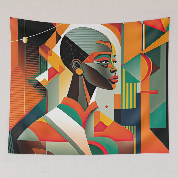 Item preview, African Style Bauhaus Design designed and sold by ArtificialGenes.