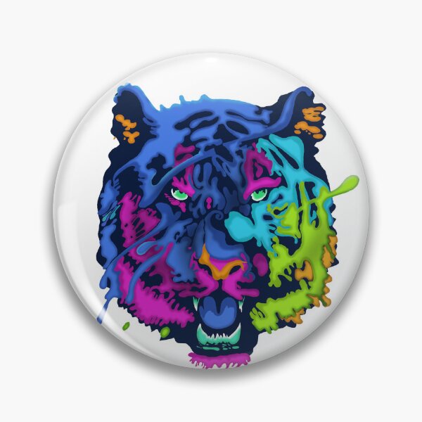 Item preview, The Combination of tiger head with Illustration colors designed and sold by QQdesigns.