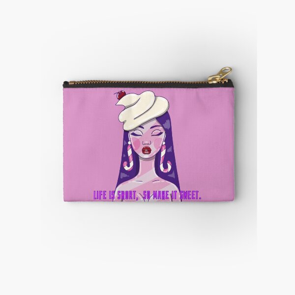 Item preview, Life is short, so make it sweet. Positive sweet girl illustration. designed and sold by La Loca.