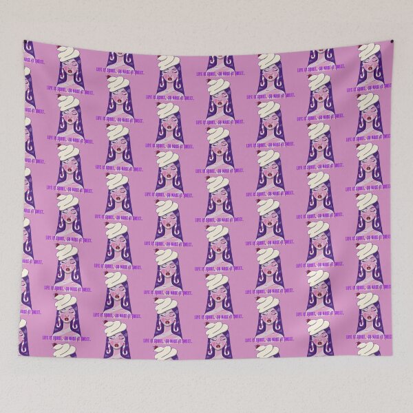 Item preview, Life is short, so make it sweet. Positive sweet girl illustration. designed and sold by La Loca.