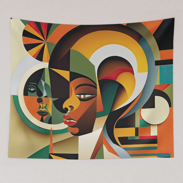 Item preview, African Style Bauhaus Design designed and sold by ArtificialGenes.