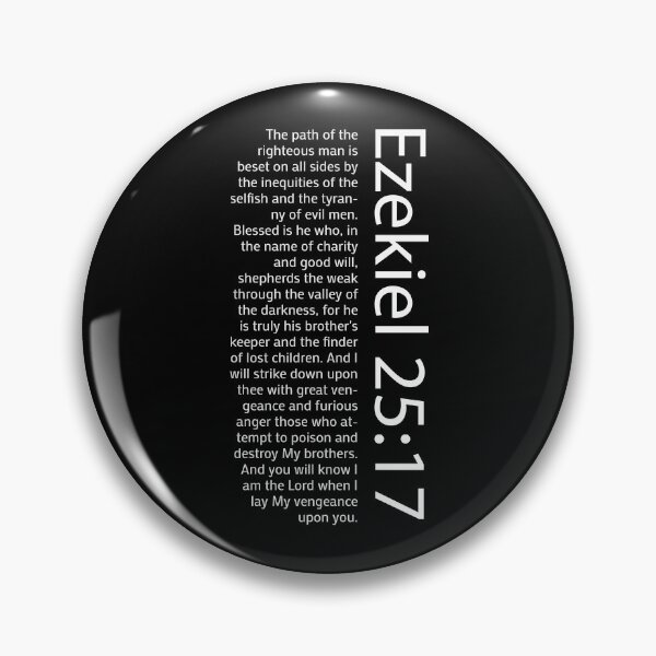 Item preview, Ezekiel 25:17 designed and sold by ZePunchlineShop.