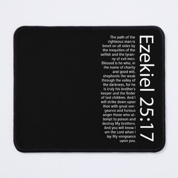 Item preview, Ezekiel 25:17 designed and sold by ZePunchlineShop.