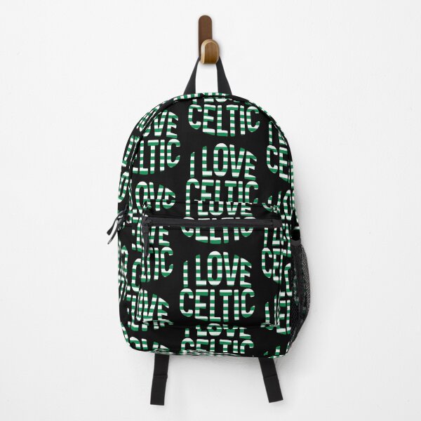 Item preview, I LOVE CELTIC, Glasgow Celtic Football Club Green and White Hooped Text Design designed and sold by MacPean.