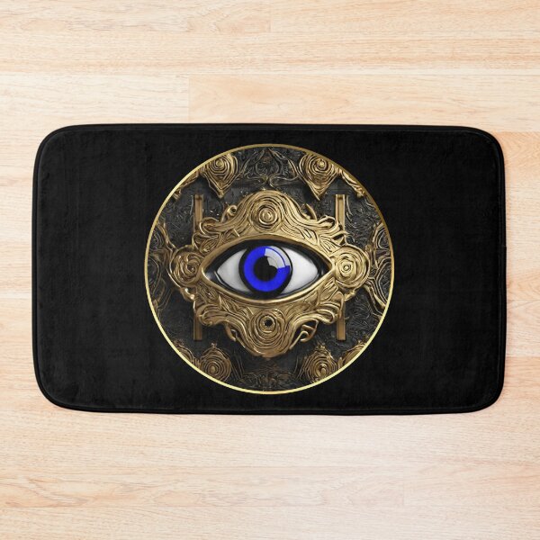 Item preview, Mati Evil Eye Grey White Blue and Gold designed and sold by Yiorgos Designs.