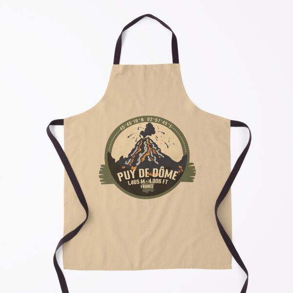 Item preview, Puy de Dôme volcano France Volcanic Eruption Retro Vintage Badge designed and sold by mountainfad.