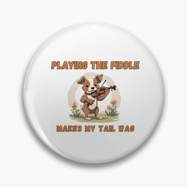 Item preview, Playing the fiddle makes my tail wag designed and sold by TempoTees.