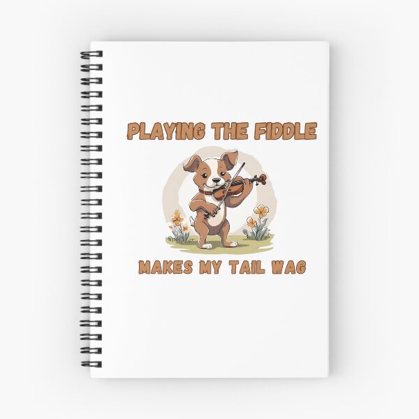 Item preview, Playing the fiddle makes my tail wag designed and sold by TempoTees.