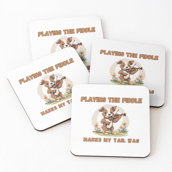 Item preview, Playing the fiddle makes my tail wag designed and sold by TempoTees.