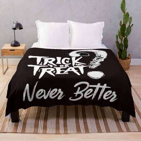 Item preview, Skeleton trick or treat never better skull Halloween designed and sold by AJ DESIGN.