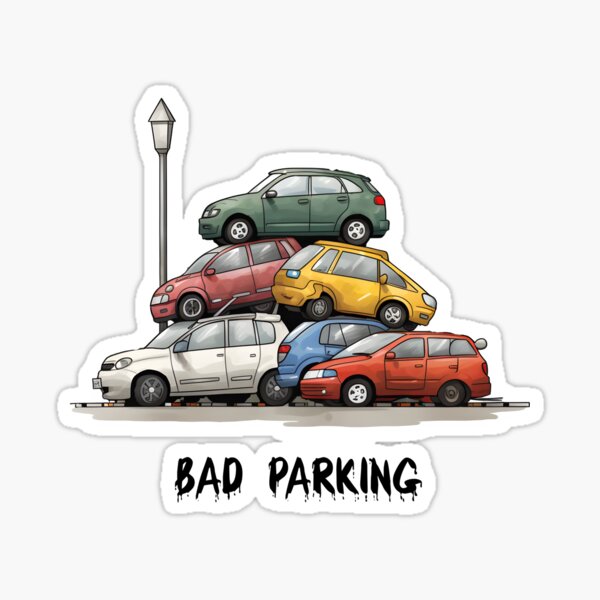 Prank Stickers Bad Parking Stickers No Parking Writable - Temu