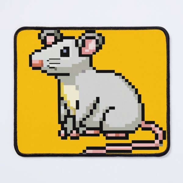 Item preview, Pixel art rat designed and sold by mindgoop.