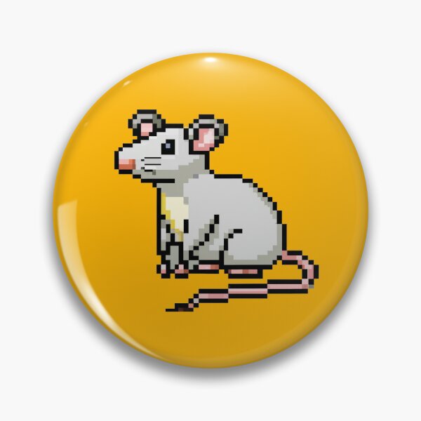 Item preview, Pixel art rat designed and sold by mindgoop.