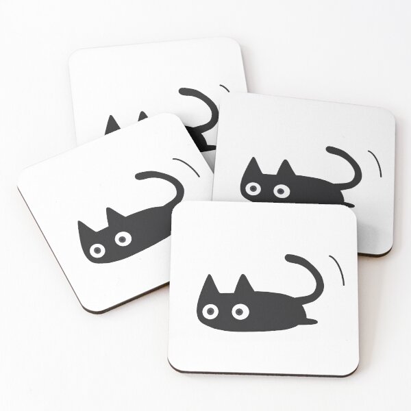 Item preview, Black Cute Cat designed and sold by sleepycharis.