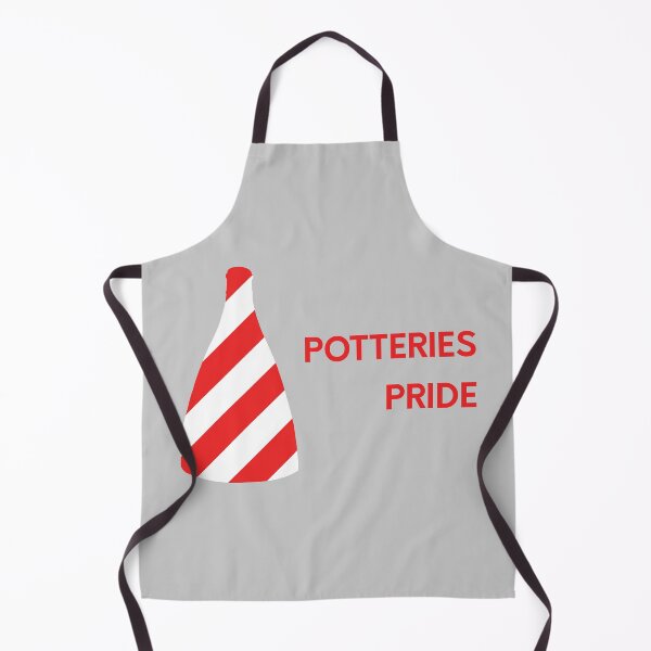 Item preview, "Potteries Pride" Red and White Bottle Kiln original gift design designed and sold by StokeTees.