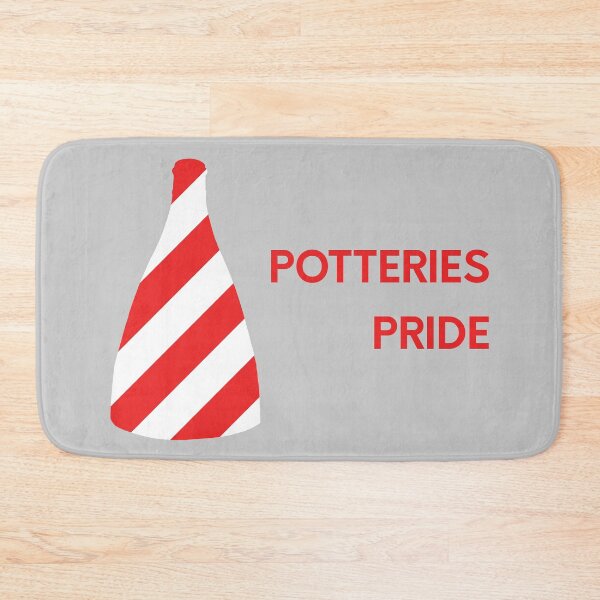 Item preview, "Potteries Pride" Red and White Bottle Kiln original gift design designed and sold by StokeTees.