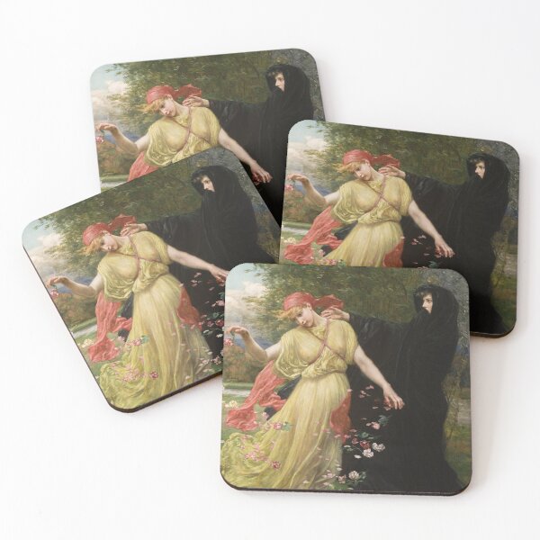 Item preview, At the First Touch of Winter, Summer fades away (1897) - Valentine Cameron Prinsep designed and sold by SALON DES ARTS.