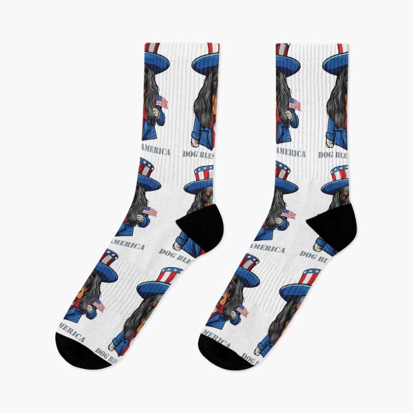 Item preview, Funny 4th of July Gordon Setter Dog Bless America designed and sold by whyitsme.