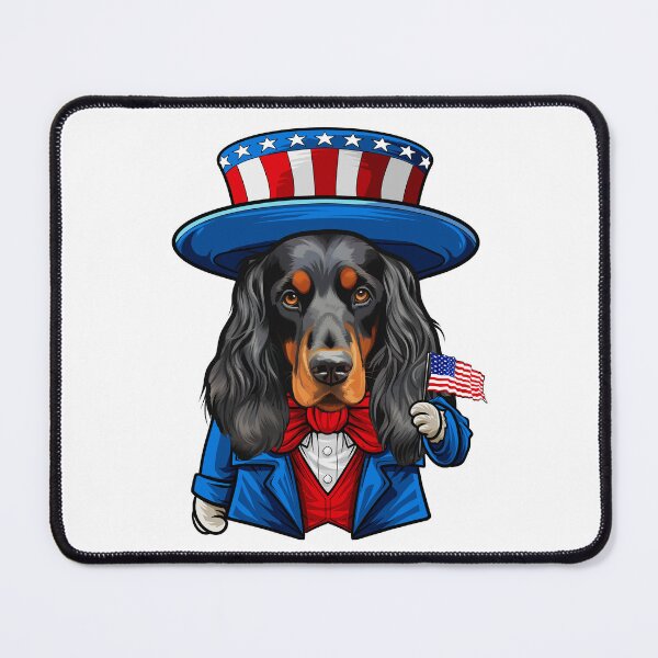 Item preview, Funny 4th of July Gordon Setter Dog designed and sold by whyitsme.