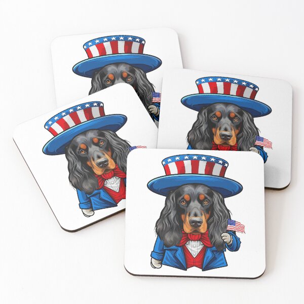 Item preview, Funny 4th of July Gordon Setter Dog designed and sold by whyitsme.