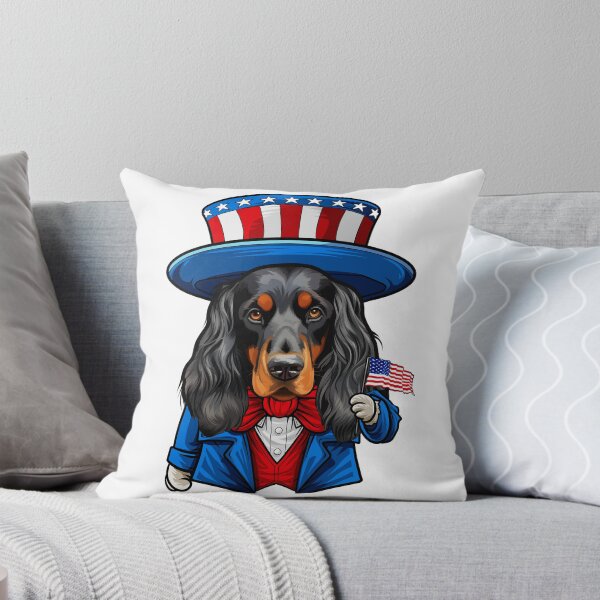 Item preview, Funny 4th of July Gordon Setter Dog designed and sold by whyitsme.