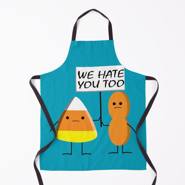 Item preview, Candy Corn and Circus Peanut, We Hate You Too, Funny Halloween Candy designed and sold by mamahellfire31.