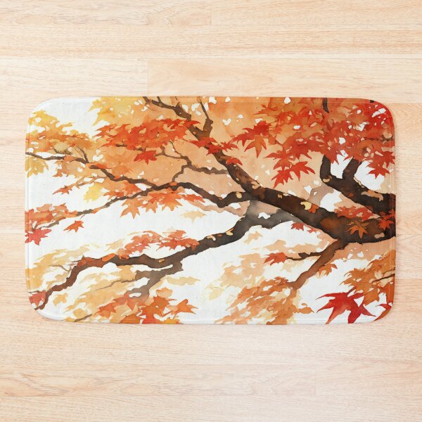Item preview, Watercolour Autumn Branches and Leaves designed and sold by cute-creations-.