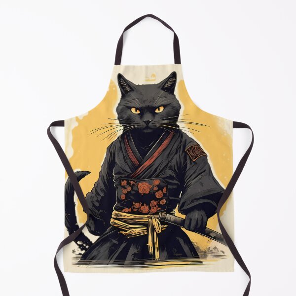 Item preview, Black Ninja Cat designed and sold by laika-et-al.